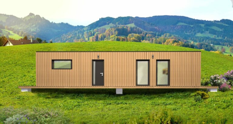 Smart cottages made from containers