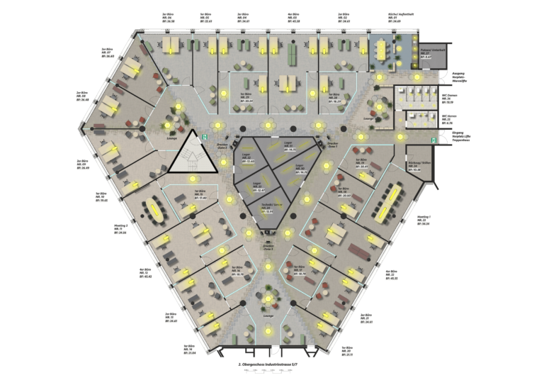 Conversion of industrial property - shared office