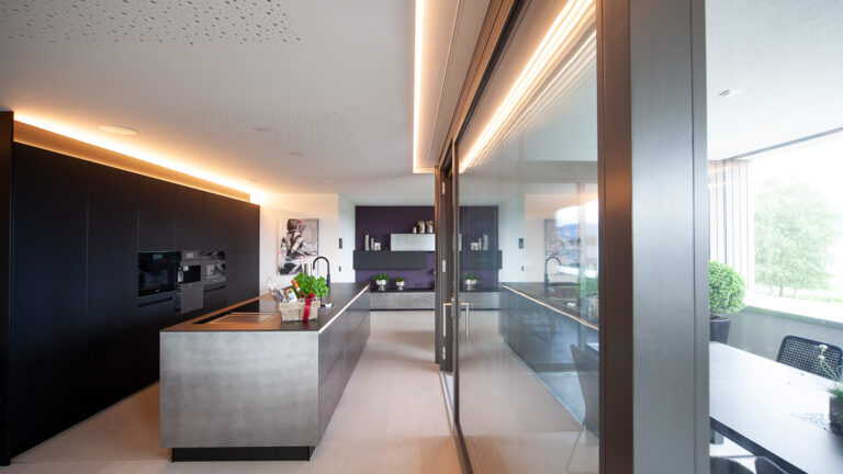 View of Smart home in the penthouse | Loxone References
