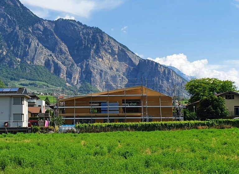 Wooden villa in Leytron