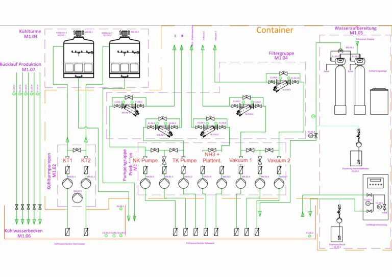Cooling water refrigeration system
