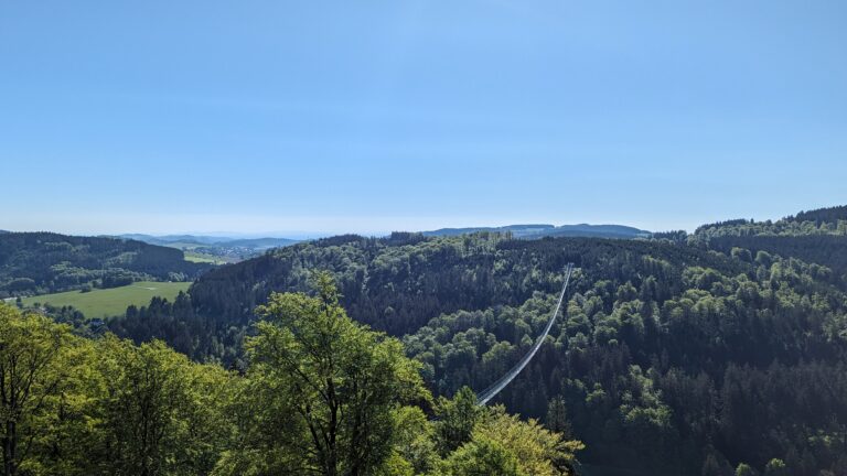 Longest pedestrian suspension bridge