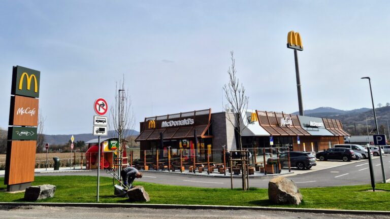 McDonald's on a green field
